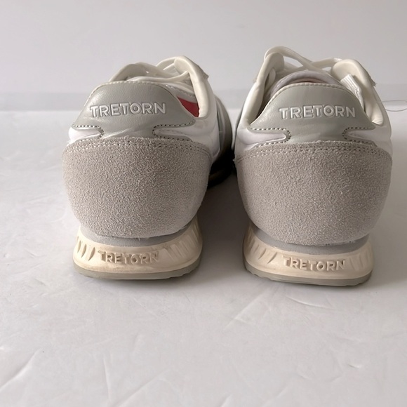 Tretorn Rawlins 2.0 White and Gray Sneakers Vintage Inspired Shoes Size 9.5 NEW - Picture 6 of 7